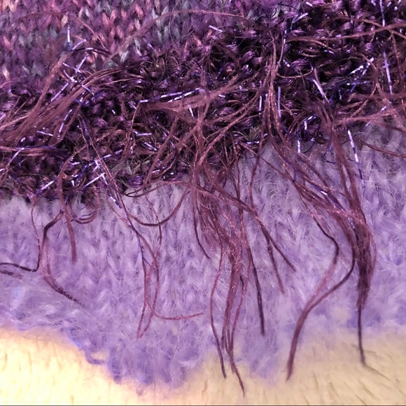 SALE! 💜 Bundle of designer yarn: lavender mohair & purple - Picture 9 of 9